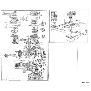 Replacement Parts Diagram and Parts List for 82500-82597 0110-0188 Briggs and Stratton Engine